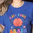 Kiss Your Brain Sped Teacher Appreciation Back To School Kid Women's Heather T-Shirt Heather True Royal Kiss Your Brain Sped Teacher Appreciation Back To School Kid Women's Heather T-Shirt Heather True Royal