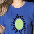 Kiwi Easy Costume Halloween Fruit Lover School Teacher Fun Women's Heather T-Shirt Heather True Royal