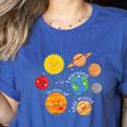 Learning Is Out Of This World Science Teacher Planets Women's Heather T-Shirt Heather True Royal Learning Is Out Of This World Science Teacher Planets Women's Heather T-Shirt Heather True Royal