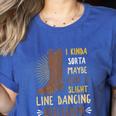 Line Dancing Choreographed Group Dancer Dance Teacher Women's Heather T-Shirt Heather True Royal Line Dancing Choreographed Group Dancer Dance Teacher Women's Heather T-Shirt Heather True Royal
