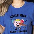 Little Miss Music Teacher Music Teacher Team Women's Heather T-Shirt Heather True Royal
