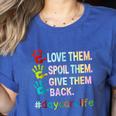 Love Daycare Provider Childcare Teacher Tie Dye Women's Heather T-Shirt Heather True Royal Love Daycare Provider Childcare Teacher Tie Dye Women's Heather T-Shirt Heather True Royal