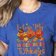 I Love My Kindergarten Turkeys Thanksgiving Teacher Students Women's Heather T-Shirt Heather True Royal I Love My Kindergarten Turkeys Thanksgiving Teacher Students Women's Heather T-Shirt Heather True Royal