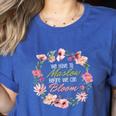 Maslow Before Blooms SPED Teacher School Psychologist Retro Men Women Women's Heather T-Shirt Heather True Royal
