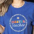 Master Teacher Appreciation Week Back To School Women's Heather T-Shirt Heather True Royal Master Teacher Appreciation Week Back To School Women's Heather T-Shirt Heather True Royal