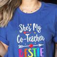 Matching Co-Teacher Best Friend She's My Bestie Work Team Women's Heather T-Shirt Heather True Royal Matching Co-Teacher Best Friend She's My Bestie Work Team Women's Heather T-Shirt Heather True Royal