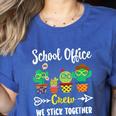 Matching Teacher Back To School School Office Crew Cactus Team School Office Squad Women's Heather T-Shirt Heather True Royal Matching Teacher Back To School School Office Crew Cactus Team School Office Squad Women's Heather T-Shirt Heather True Royal