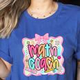 Math Coach Back To School Math Teacher Women's Heather T-Shirt Heather True Royal Math Coach Back To School Math Teacher Women's Heather T-Shirt Heather True Royal