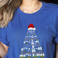 Math Equation Merry Xmas Season Teacher Christmas Tree Women's Heather T-Shirt Heather True Royal