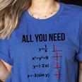 Math Graphs Mathematics Math Teacher Women's Heather T-Shirt Heather True Royal Math Graphs Mathematics Math Teacher Women's Heather T-Shirt Heather True Royal