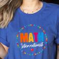 Math Interventionist Teacher Coach Squad Mathematics STEM Women's Heather T-Shirt Heather True Royal Math Interventionist Teacher Coach Squad Mathematics STEM Women's Heather T-Shirt Heather True Royal