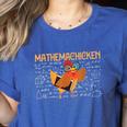 Math Nerd The Mathemachicken a Math Teacher Women's Heather T-Shirt Heather True Royal Math Nerd The Mathemachicken a Math Teacher Women's Heather T-Shirt Heather True Royal