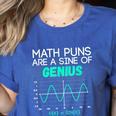 Math Puns Are a Sine Of Genius Math Teacher T-Shirt Women's Heather T-Shirt Heather True Royal Math Puns Are a Sine Of Genius Math Teacher T-Shirt Women's Heather T-Shirt Heather True Royal