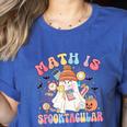 Math Is Spooktacular Math Teacher Spooky Halloween Women's Heather T-Shirt Heather True Royal Math Is Spooktacular Math Teacher Spooky Halloween Women's Heather T-Shirt Heather True Royal