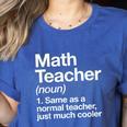 Math Teacher Definition Back To School First Day Women's Heather T-Shirt Heather True Royal Math Teacher Definition Back To School First Day Women's Heather T-Shirt Heather True Royal