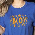 Math Teacher Halloween Mathematician Math Lover Boo Women's Heather T-Shirt Heather True Royal Math Teacher Halloween Mathematician Math Lover Boo Women's Heather T-Shirt Heather True Royal