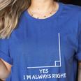 Math Teacher Joke Men Women Fun Best Math Quotes Women's Heather T-Shirt Heather True Royal Math Teacher Joke Men Women Fun Best Math Quotes Women's Heather T-Shirt Heather True Royal