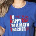 Math Teacher School So Happy I'm A Math Teacher Women's Heather T-Shirt Heather True Royal Math Teacher School So Happy I'm A Math Teacher Women's Heather T-Shirt Heather True Royal