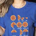 Maths Day Costume Idea Kids Teachers Pizza Slice Fraction Women's Heather T-Shirt Heather True Royal
