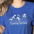 Melodic Humor Musician’s Playful Collection Musical Taking Notes Music Lovers Vintage Teachers Women's Heather T-Shirt Heather True Royal Melodic Humor Musician’s Playful Collection Musical Taking Notes Music Lovers Vintage Teachers Women's Heather T-Shirt Heather True Royal