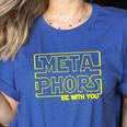 Metaphors Be With You English Teacher Shirts T-Shirt Women's Heather T-Shirt Heather True Royal Metaphors Be With You English Teacher Shirts T-Shirt Women's Heather T-Shirt Heather True Royal