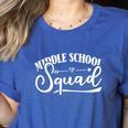 Middle School Squad Teacher Women's Heather T-Shirt Heather True Royal Middle School Squad Teacher Women's Heather T-Shirt Heather True Royal