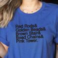 Montessori Helvetica Education Teacher Women's Heather T-Shirt Heather True Royal Montessori Helvetica Education Teacher Women's Heather T-Shirt Heather True Royal