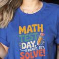 Motivational Math Test Day Shirt Testing Shirts For Teachers Women's Heather T-Shirt Heather True Royal Motivational Math Test Day Shirt Testing Shirts For Teachers Women's Heather T-Shirt Heather True Royal