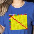 Multiplication Table Chart Math Shirt Teacher Student Outfit For Men Women Girls Kids Women's Heather T-Shirt Heather True Royal Multiplication Table Chart Math Shirt Teacher Student Outfit For Men Women Girls Kids Women's Heather T-Shirt Heather True Royal