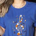 Music Note Symbol Halloween For Music Teacher Musicians Women's Heather T-Shirt Heather True Royal Music Note Symbol Halloween For Music Teacher Musicians Women's Heather T-Shirt Heather True Royal