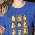 Music Teacher Orchestra Spooky Halloween Ghost Band Women's Heather T-Shirt Heather True Royal Music Teacher Orchestra Spooky Halloween Ghost Band Women's Heather T-Shirt Heather True Royal