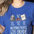 Nothing Beats 6th Grade Back To School Kids Teachers Women's Heather T-Shirt Heather True Royal Nothing Beats 6th Grade Back To School Kids Teachers Women's Heather T-Shirt Heather True Royal