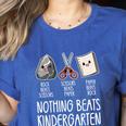 Nothing Beats Kindergarten Back To School Kid Teacher Women's Heather T-Shirt Heather True Royal Nothing Beats Kindergarten Back To School Kid Teacher Women's Heather T-Shirt Heather True Royal