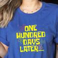One Hundred Days Later 100th Day Of School Teacher Student Women's Heather T-Shirt Heather True Royal One Hundred Days Later 100th Day Of School Teacher Student Women's Heather T-Shirt Heather True Royal