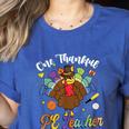 One Thankful PE Teacher Turkey Thanksgiving -Adults & Kids Classic Fit Polyester 100 Short Sleeve Women's Heather T-Shirt Heather True Royal One Thankful PE Teacher Turkey Thanksgiving -Adults & Kids Classic Fit Polyester 100 Short Sleeve Women's Heather T-Shirt Heather True Royal