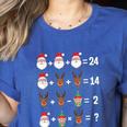 Order Of Operations Math Teacher Christmas Women's Heather T-Shirt Heather True Royal Order Of Operations Math Teacher Christmas Women's Heather T-Shirt Heather True Royal