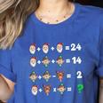 Order Of Operations Quiz Christmas Math Teacher Xmas Math Women's Heather T-Shirt Heather True Royal Order Of Operations Quiz Christmas Math Teacher Xmas Math Women's Heather T-Shirt Heather True Royal