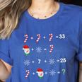 Order Of Operations Quiz Math Teacher Christmas Women's Heather T-Shirt Heather True Royal Order Of Operations Quiz Math Teacher Christmas Women's Heather T-Shirt Heather True Royal