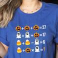Order Of Operations Quiz Pumpkin Halloween Math Teacher Women's Heather T-Shirt Heather True Royal Order Of Operations Quiz Pumpkin Halloween Math Teacher Women's Heather T-Shirt Heather True Royal