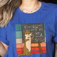 Otter Professor Teacher Teaching Maths Mathematics Women's Heather T-Shirt Heather True Royal Otter Professor Teacher Teaching Maths Mathematics Women's Heather T-Shirt Heather True Royal
