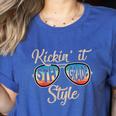 P41l Retro Kickin It 5th Grade Style Teacher Back To School For Men Women Girls Kids Women's Heather T-Shirt Heather True Royal