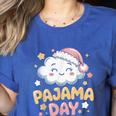 Pajama Day School Spirit Week Fun Cloud Teacher Women's Heather T-Shirt Heather True Royal Pajama Day School Spirit Week Fun Cloud Teacher Women's Heather T-Shirt Heather True Royal