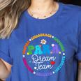 PARA Dream Team Teacher Paraprofessional Paraeducator Women's Heather T-Shirt Heather True Royal