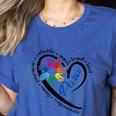 Para Heart Teacher Paraprofessional Paraeducator Men Women Women's Heather T-Shirt Heather True Royal Para Heart Teacher Paraprofessional Paraeducator Men Women Women's Heather T-Shirt Heather True Royal