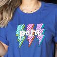 Para Squad Paraprofessional Teacher Lightning Bolt Women's Heather T-Shirt Heather True Royal Para Squad Paraprofessional Teacher Lightning Bolt Women's Heather T-Shirt Heather True Royal