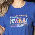 Paraprofessional Back To School Paraeducator Para Teacher Women's Heather T-Shirt Heather True Royal