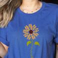 Paraprofessional Para Sunflower Teacher Back To School Women's Heather T-Shirt Heather True Royal Paraprofessional Para Sunflower Teacher Back To School Women's Heather T-Shirt Heather True Royal