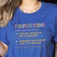 Paraprofessional Teacher Para Sped Ed Parapro Women's Heather T-Shirt Heather True Royal Paraprofessional Teacher Para Sped Ed Parapro Women's Heather T-Shirt Heather True Royal