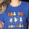 Pas De Boo-Rée Ghost Ballet Dancer Halloween Dance Teacher Women's Heather T-Shirt Heather True Royal Pas De Boo-Rée Ghost Ballet Dancer Halloween Dance Teacher Women's Heather T-Shirt Heather True Royal