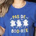 Pas De BOO-Rée Ghost Ballet Dancer Halloween Dance Teacher Women's Heather T-Shirt Heather True Royal Pas De BOO-Rée Ghost Ballet Dancer Halloween Dance Teacher Women's Heather T-Shirt Heather True Royal
